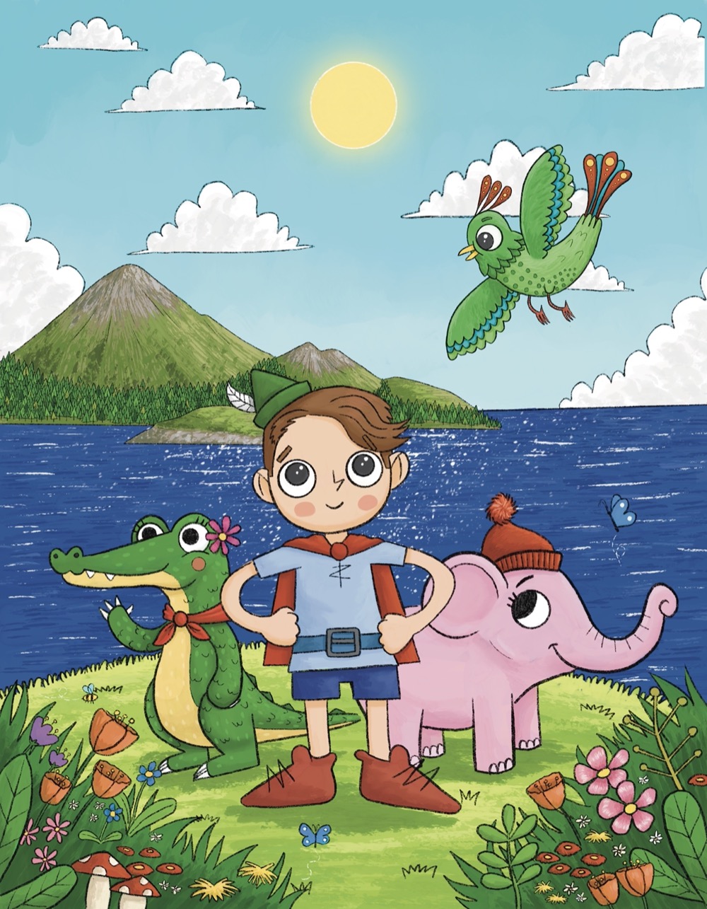 Little the Giant with his friends in Giant Land